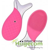 Silicone Brush Roller Mini Electric Roller Facial Cleaning Massage Brush Washing Machine Waterproof Silicone Facial Cleansing Devices Face-lift Roller